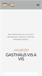 Mobile Screenshot of gasthaus-visavis.at